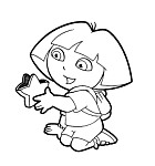 Dora the Star Catcher Color Page