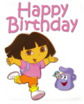 Dora the Explorer Birthday Card