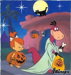 Halloween Pebbles Flintstone Dino