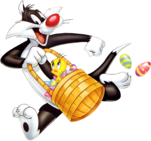 Sylvester Tweety Easter