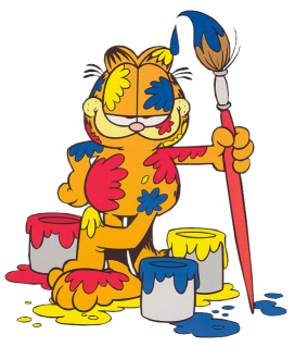 Garfield Painting