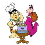 Dino Fred Flintstone Birthday Cake