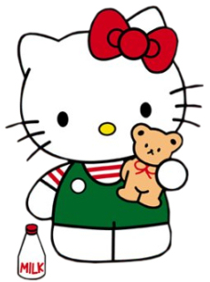 Hello Kitty with Teddy Bear