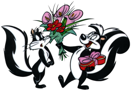 Cartoon Love Pictures on Love Cartoons Com   Free Looney Tunes Pepe Le Pew Cartoon Clipart