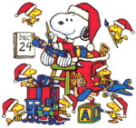 Christmas Snoopy Woodstock
